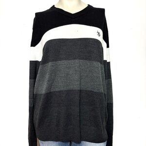 U.S polo assn striped sweater
